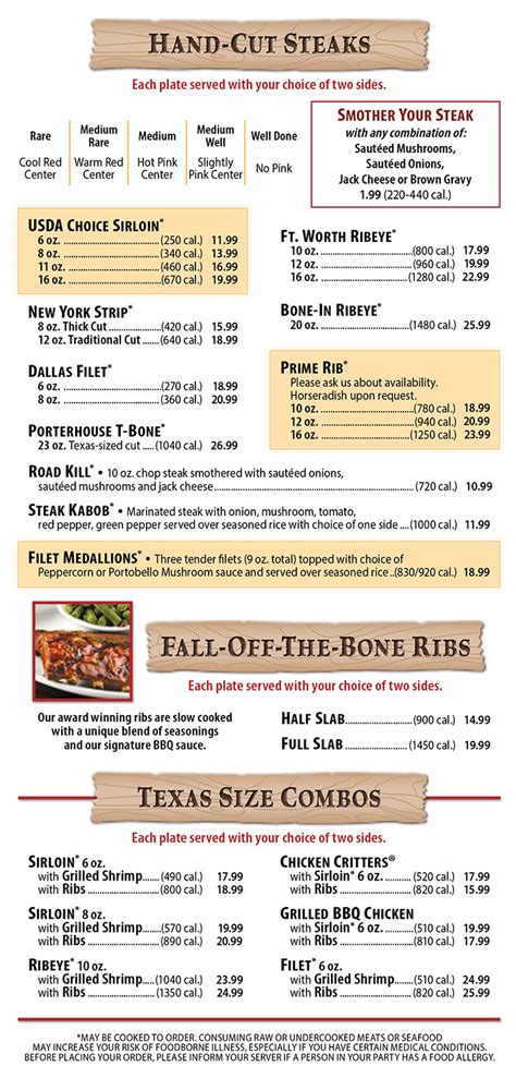 sandy texas roadhouse|texas roadhouse price list.